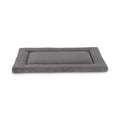Dark Grey Velvet Dog Crate Mat and Pet Bed Y32318