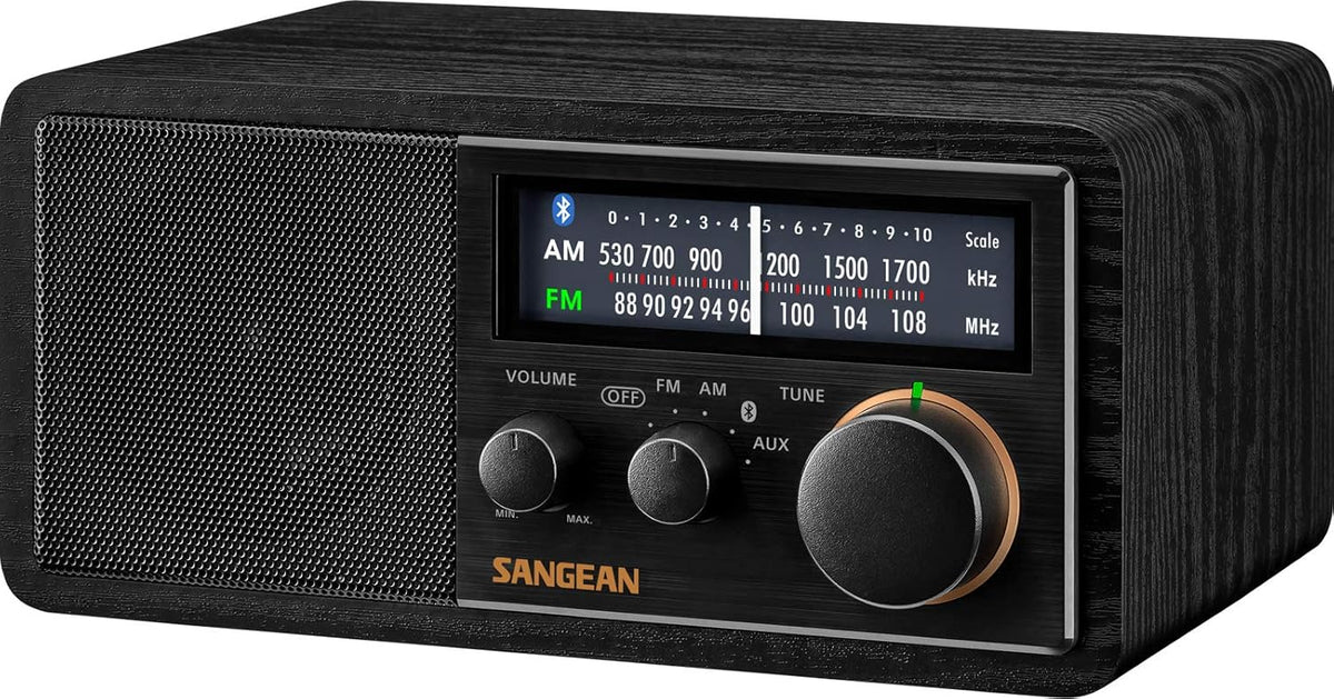 Retro AM/FM Bluetooth Wooden Cabinet Radio I967