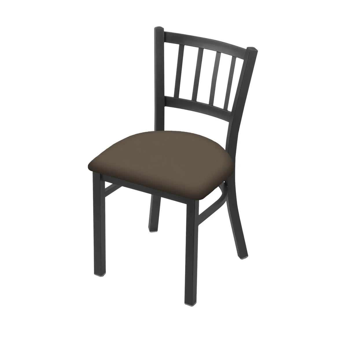 18 in. Chair with Pewter Finish & Canter Earth Seat D192136