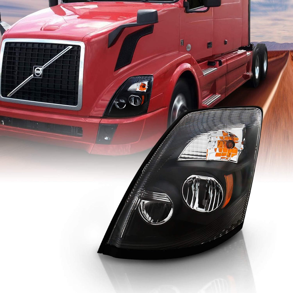 Chrome LED High Low Beam Replacement Headlights N101365