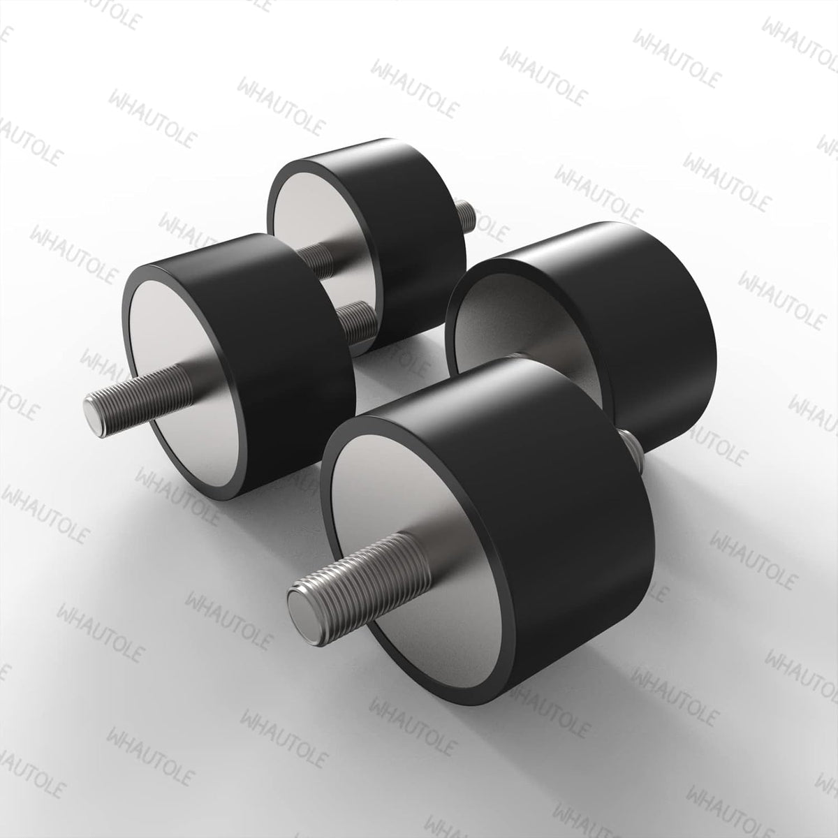 Engine Rubber Motor Mount Kit, Front and Rear Mounts, Pack of 2 H91102