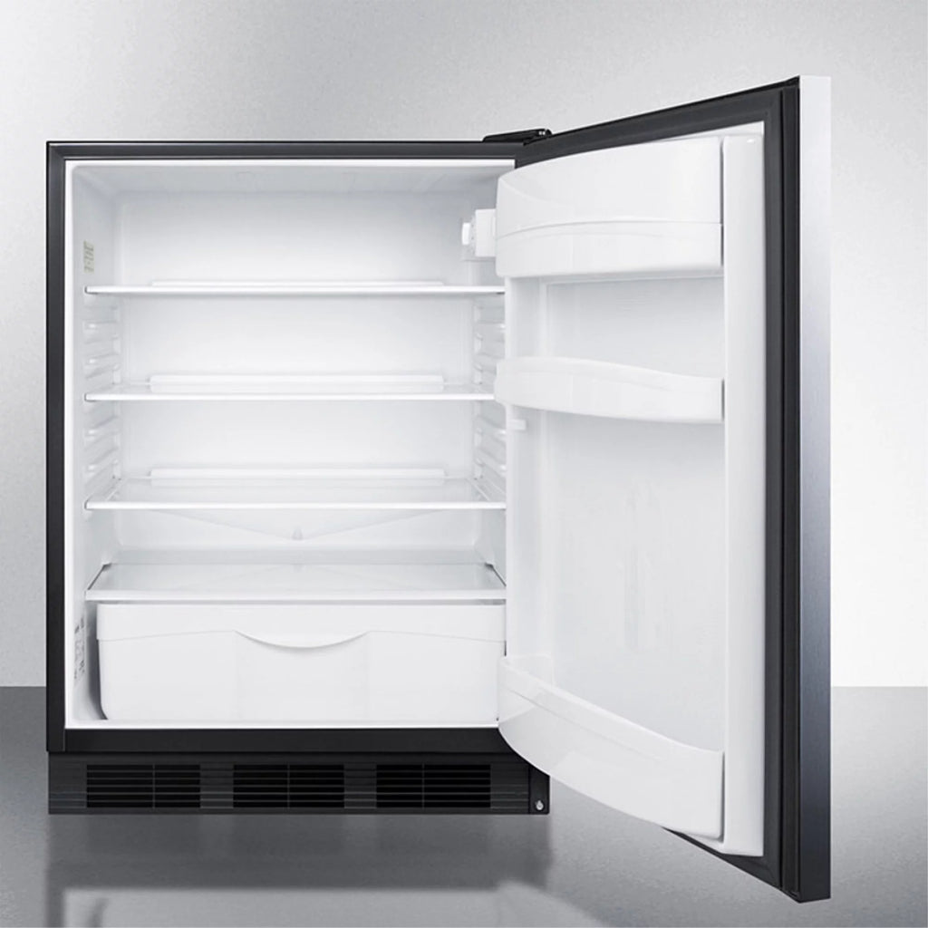 Built-in Undercounter All-Refrigerator with Automatic Defrost Stainless Steel Door Z1964