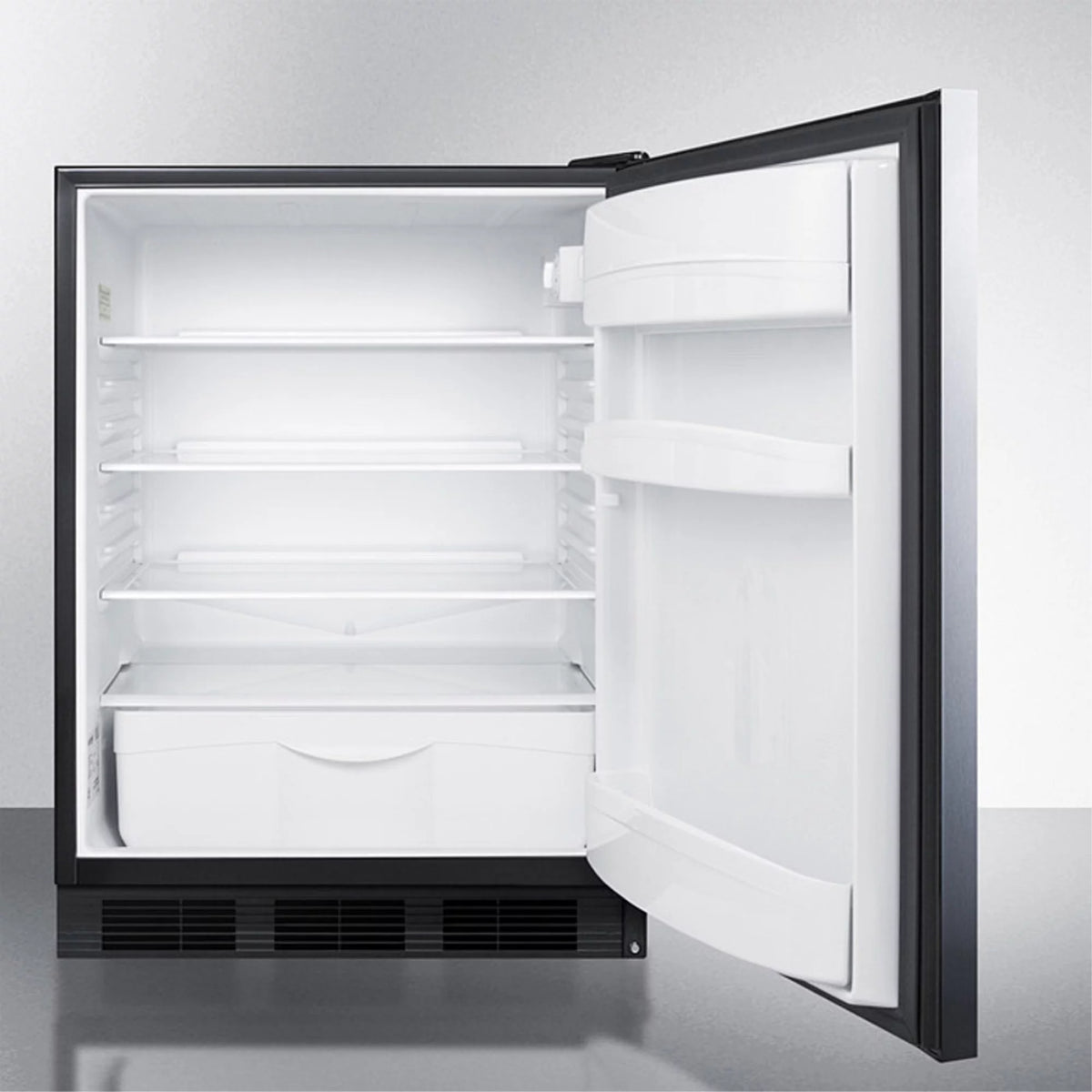 Built-in Undercounter All-Refrigerator with Automatic Defrost Stainless Steel Door Z1964