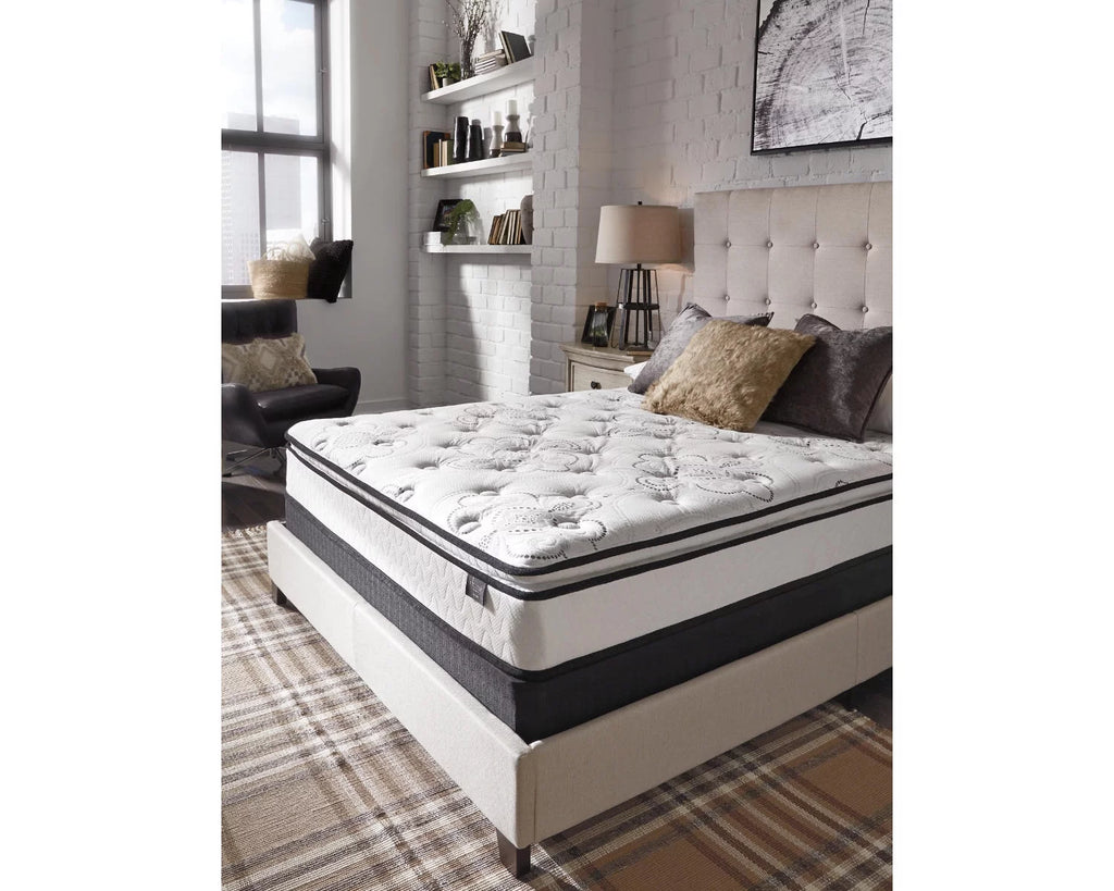 White 10 Inch Bonnell Pillow Top Twin Mattress U565