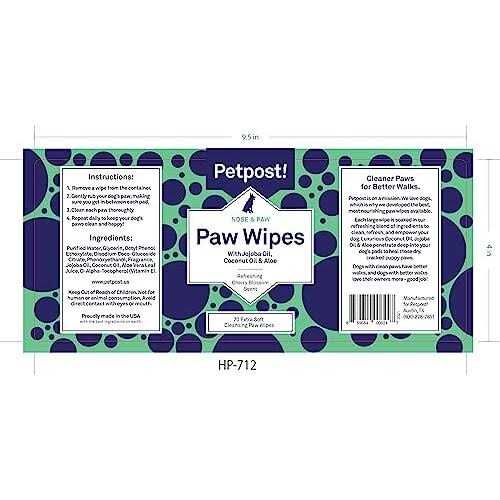 Dog Paw Cleaner with Coconut Oil, Jojoba Oil, and Aloe J3436