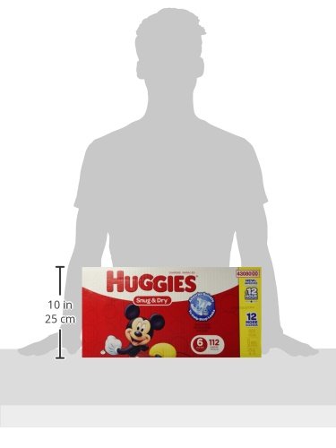 Size 4 Diapers, 180 Count O194310
