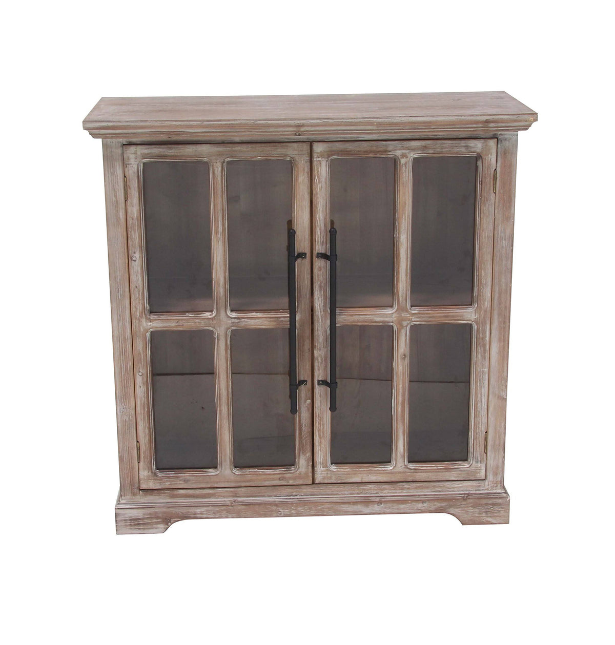 Brown 2-Door Wooden Rectangular Cabinet O1132