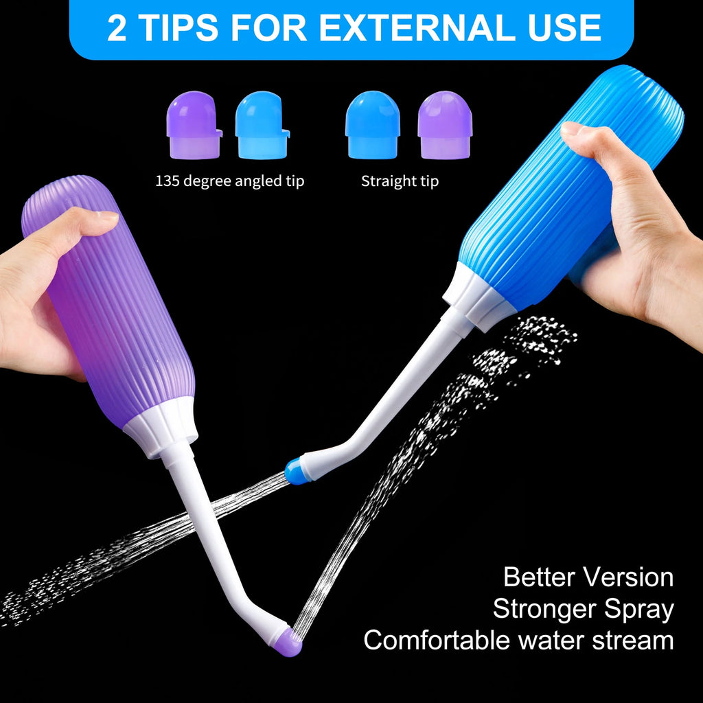 2 Pack Portable Travel Bidet Bottle with Travel Bag B391759