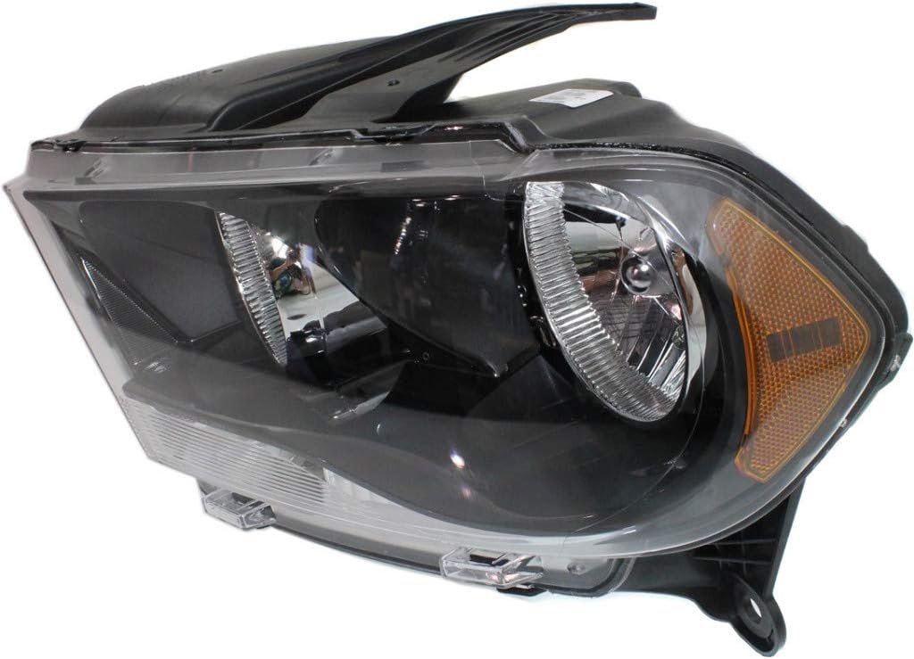 Headlight Assembly for Dodge Durango Passenger Side Black Housing D6221