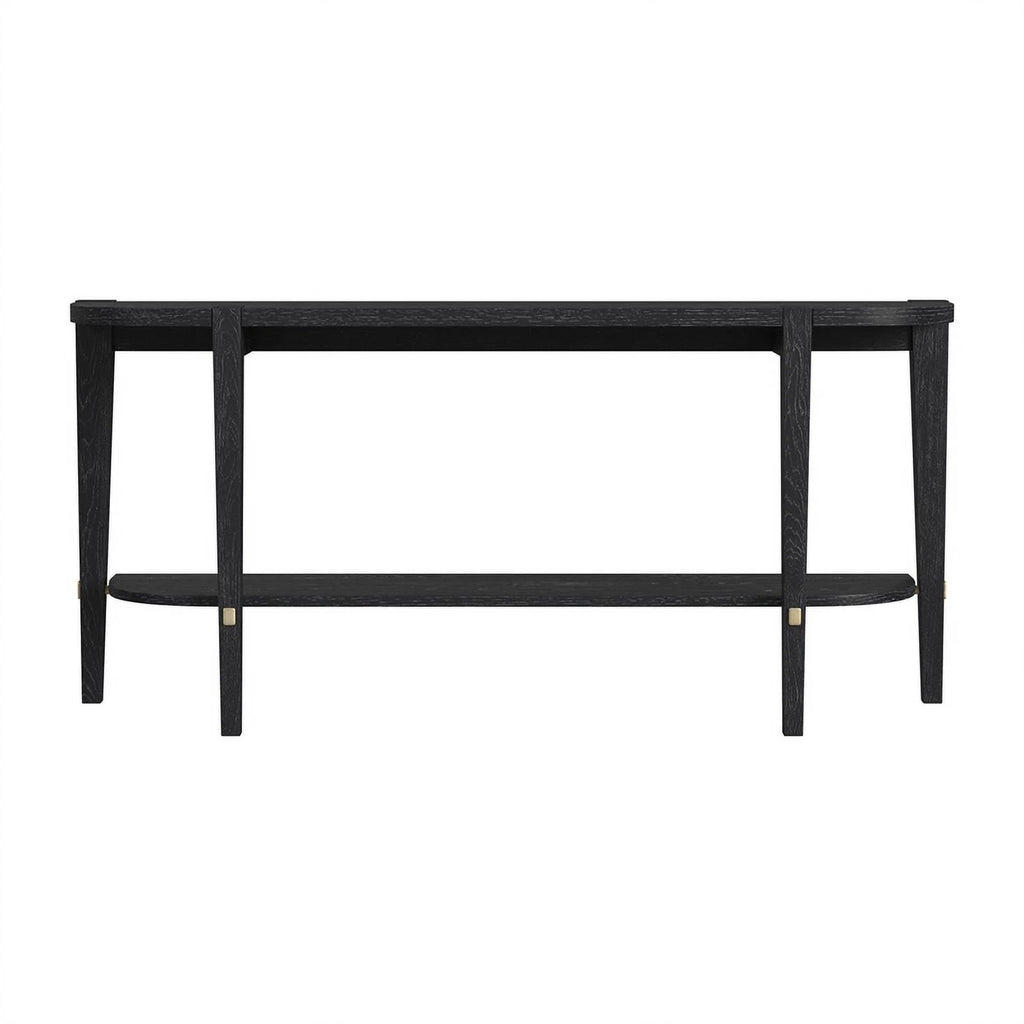 Black Wood Console Table P46219