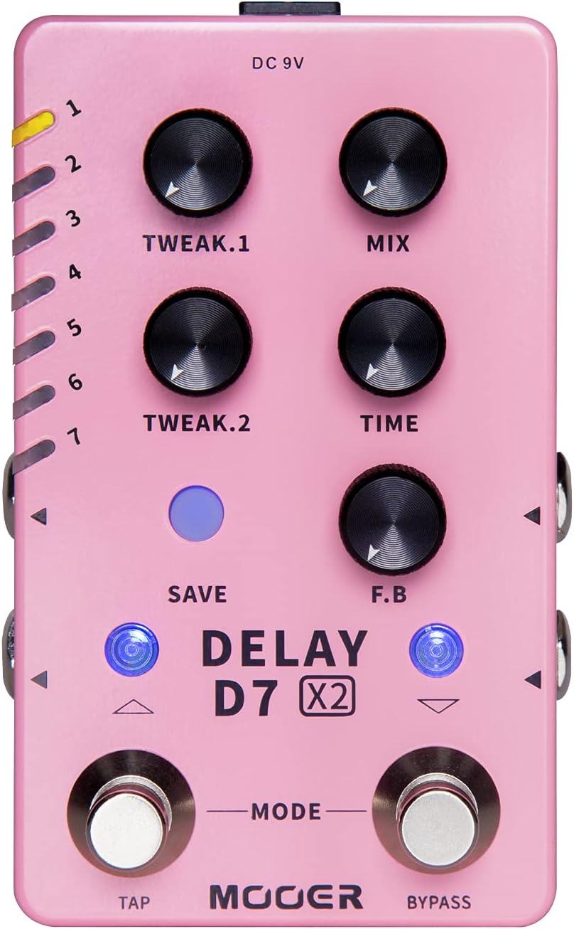 Dual Footswitch Cabinet Simulation Pedal with 14 Presets V78022