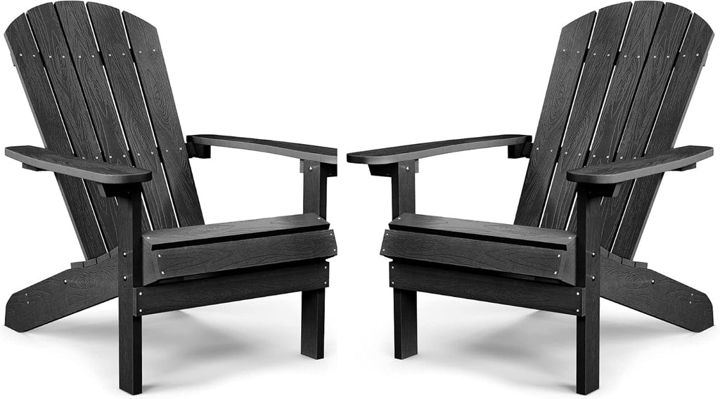 Blue Plastic Adirondack Chair J33962
