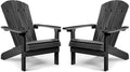 Blue Plastic Adirondack Chair J33962