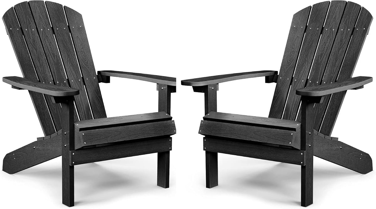 Blue Plastic Adirondack Chair J33962