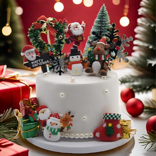 28 PCS Christmas Cake Decoration I969982