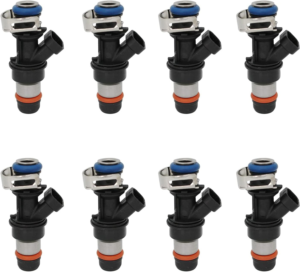 8PCS Fuel Injectors for Chevy Silverado Suburban Tahoe GMC Sierra Yukon 1500 2500 3500 Envoy Savana Escalade W1038