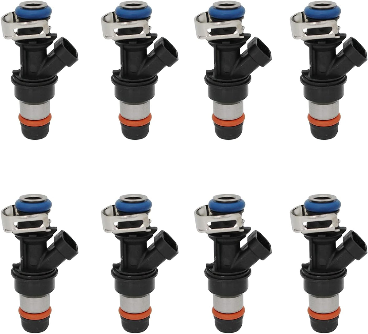 8PCS Fuel Injectors for Chevy Silverado Suburban Tahoe GMC Sierra Yukon 1500 2500 3500 Envoy Savana Escalade W1038