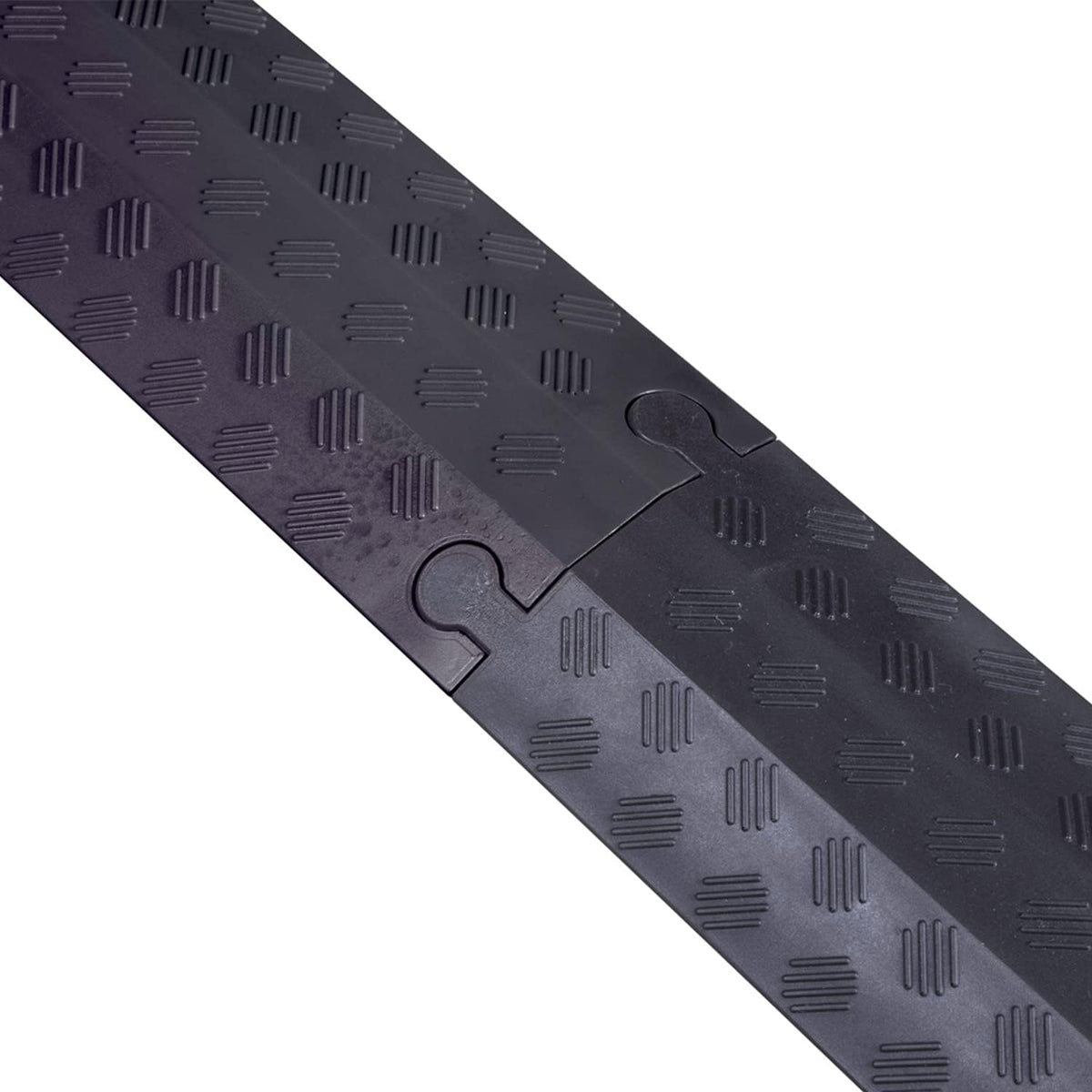 Heavy Duty Single Channel Cable Protector, 30in Length, Black L241287