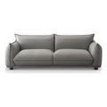 Gray Leather Living Room Couch Q910561