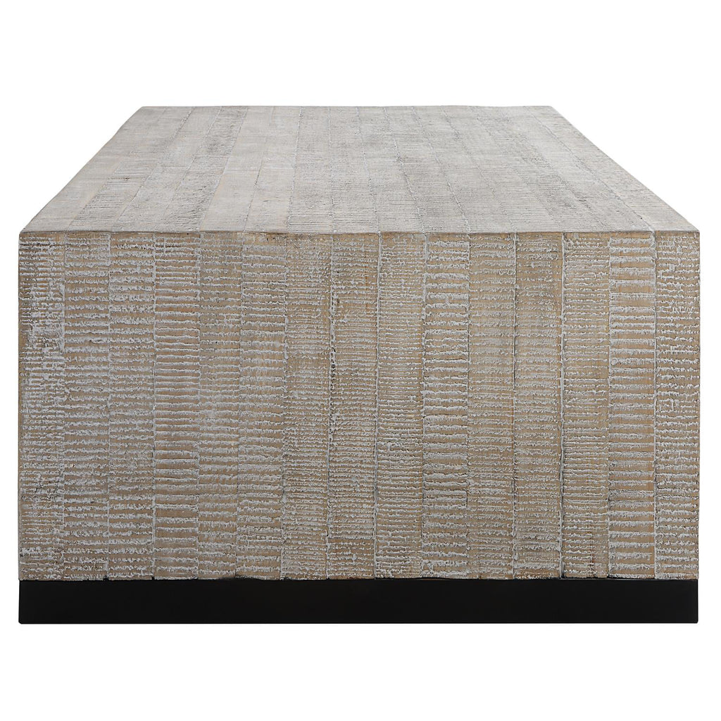 Coffee Table 18.13 Inches Tall and 53.88 Inches Wide F4040