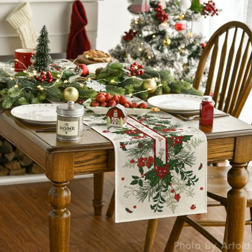 Christmas Table Runner 13x72 Inch N918