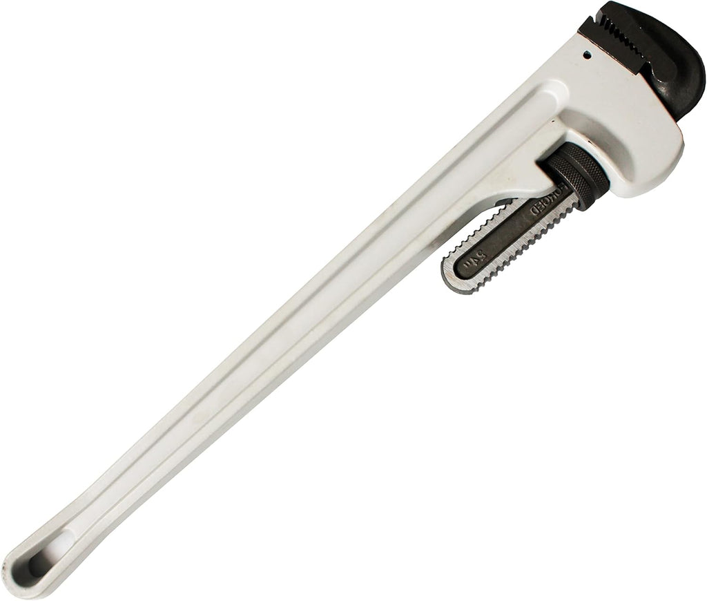 Heavy Duty Aluminum Straight Pipe Wrench 24IN Pack of 2 D63522