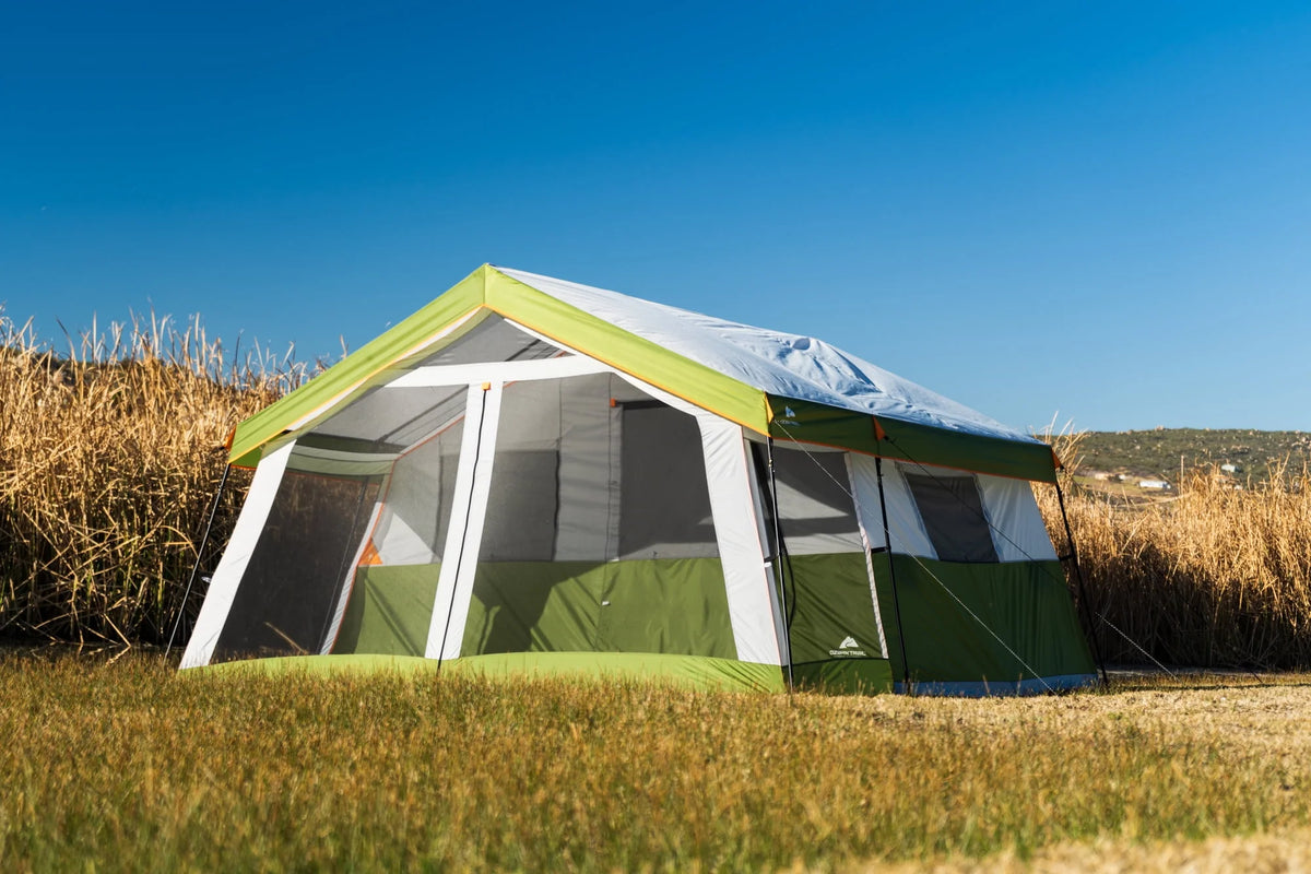 8-Person Cabin Tent with Screen Porch, Green Q71794
