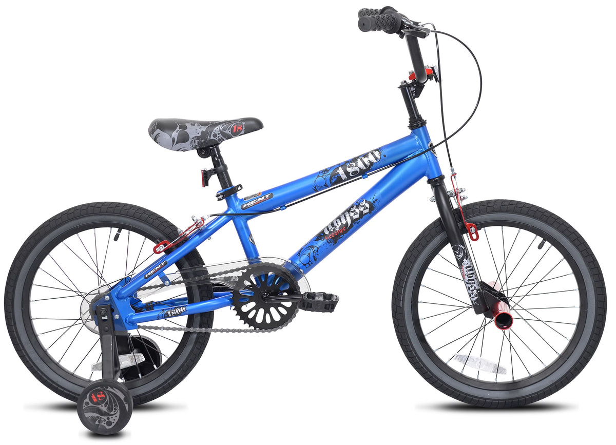 18-inch Blue Freestyle BMX Bicycle N705