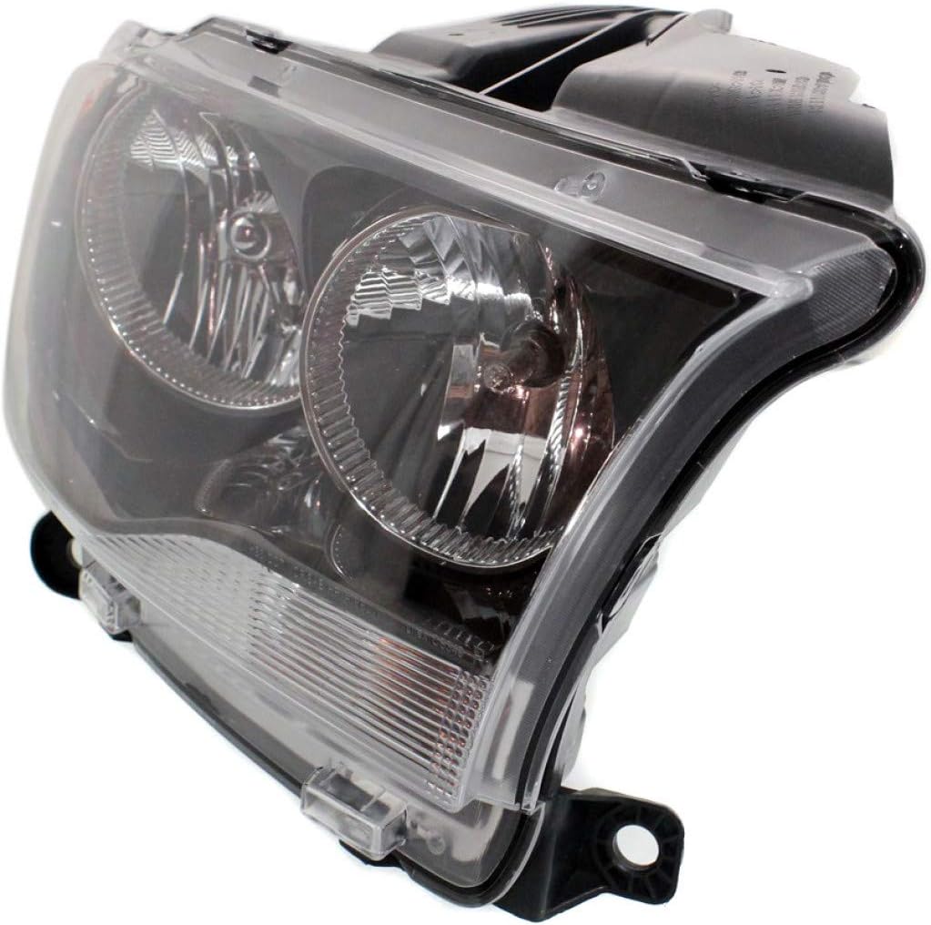 Headlight Assembly for Dodge Durango Passenger Side Black Housing D6221