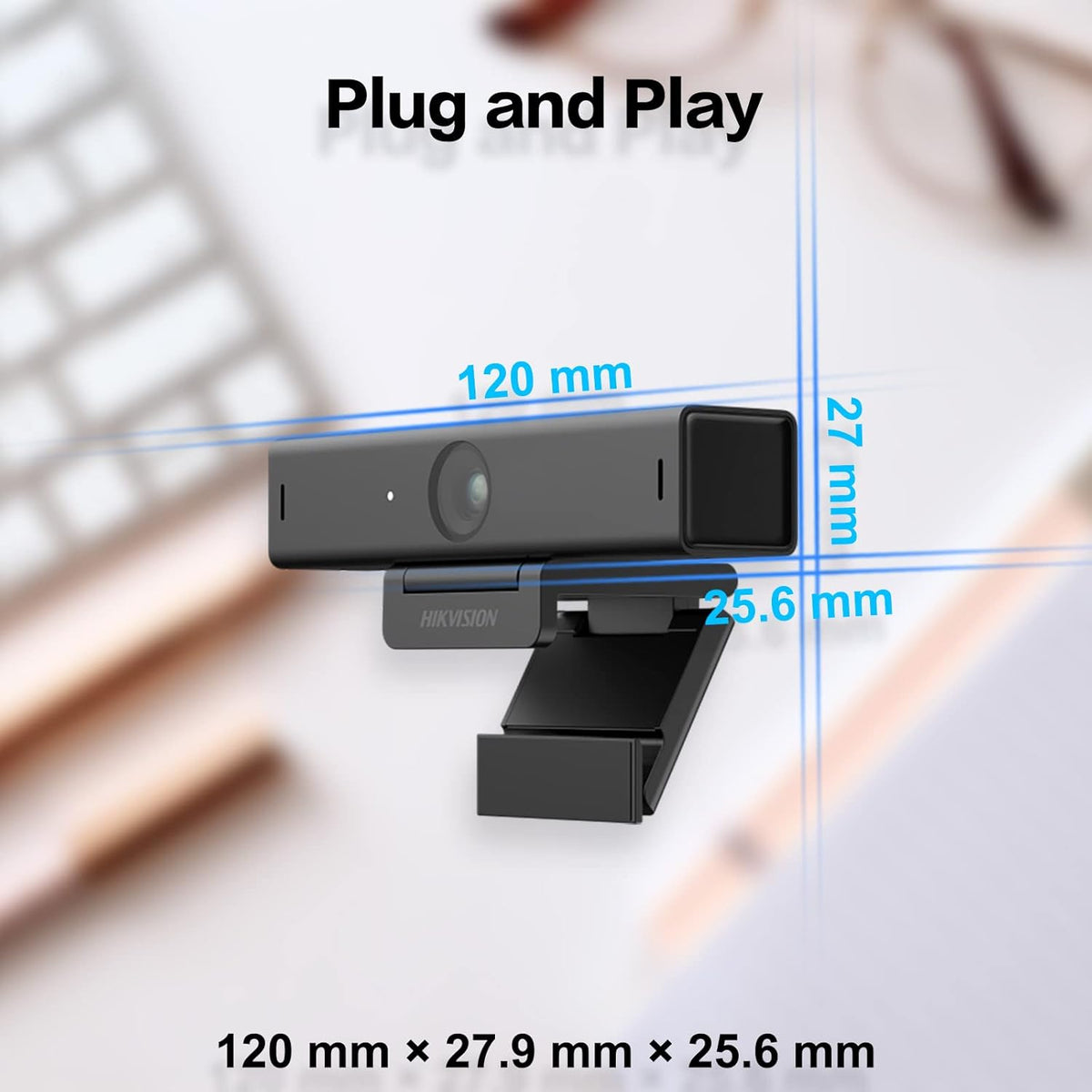 4K HD Webcam with Microphone, 30fps Autofocus F467
