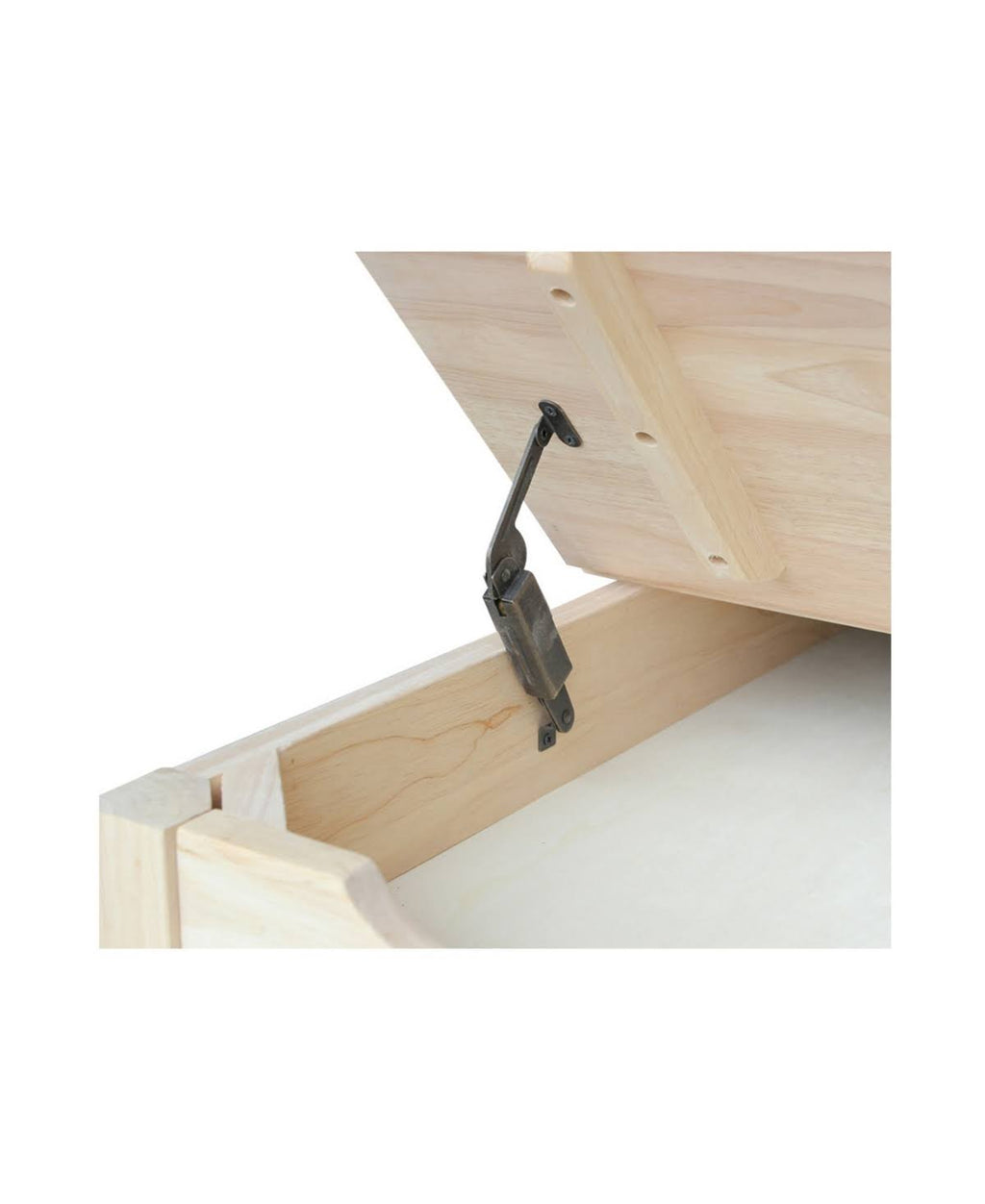 Unfinished Kids' Storage Table with Lift Top I112
