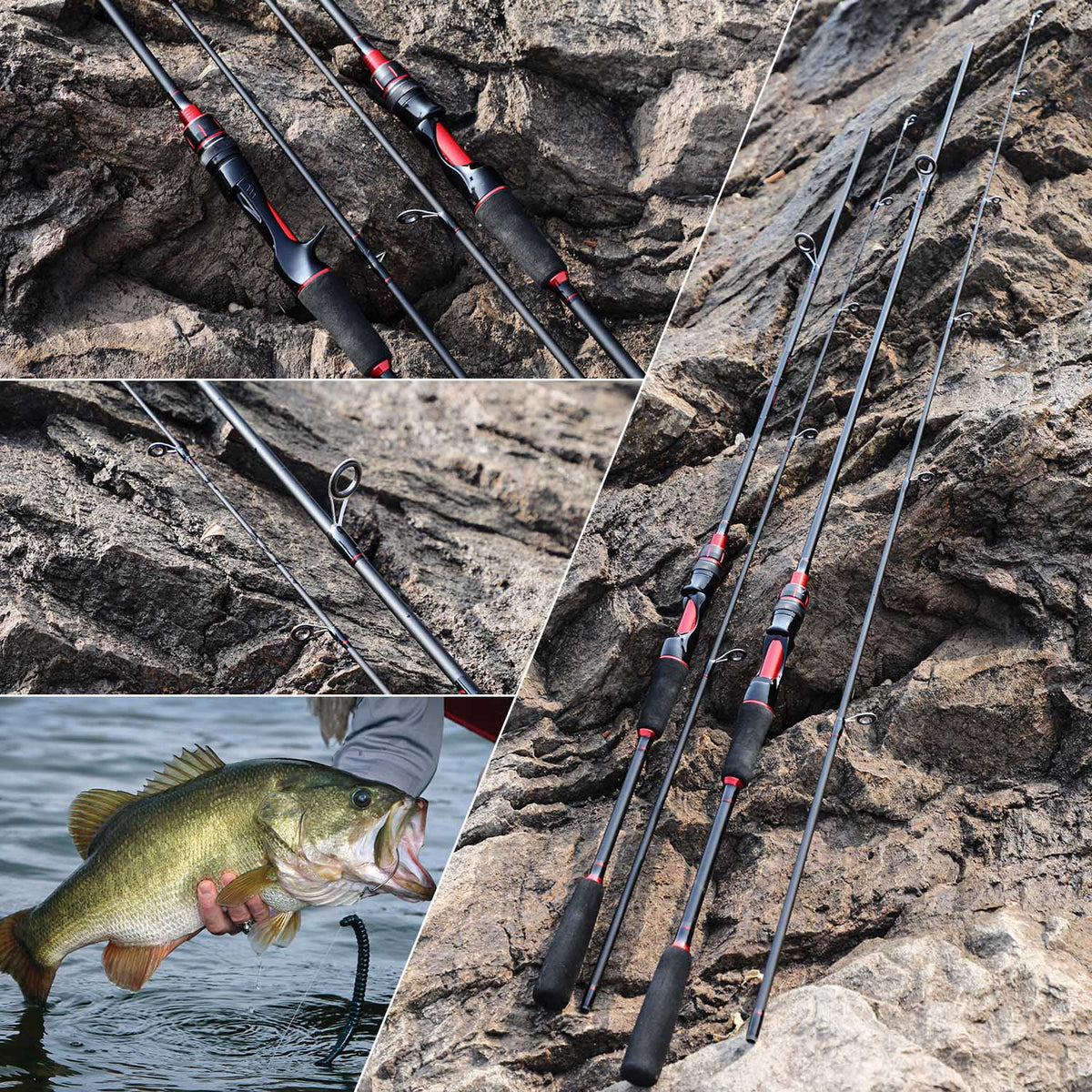 2 Pieces Surf Fishing Rod H81358