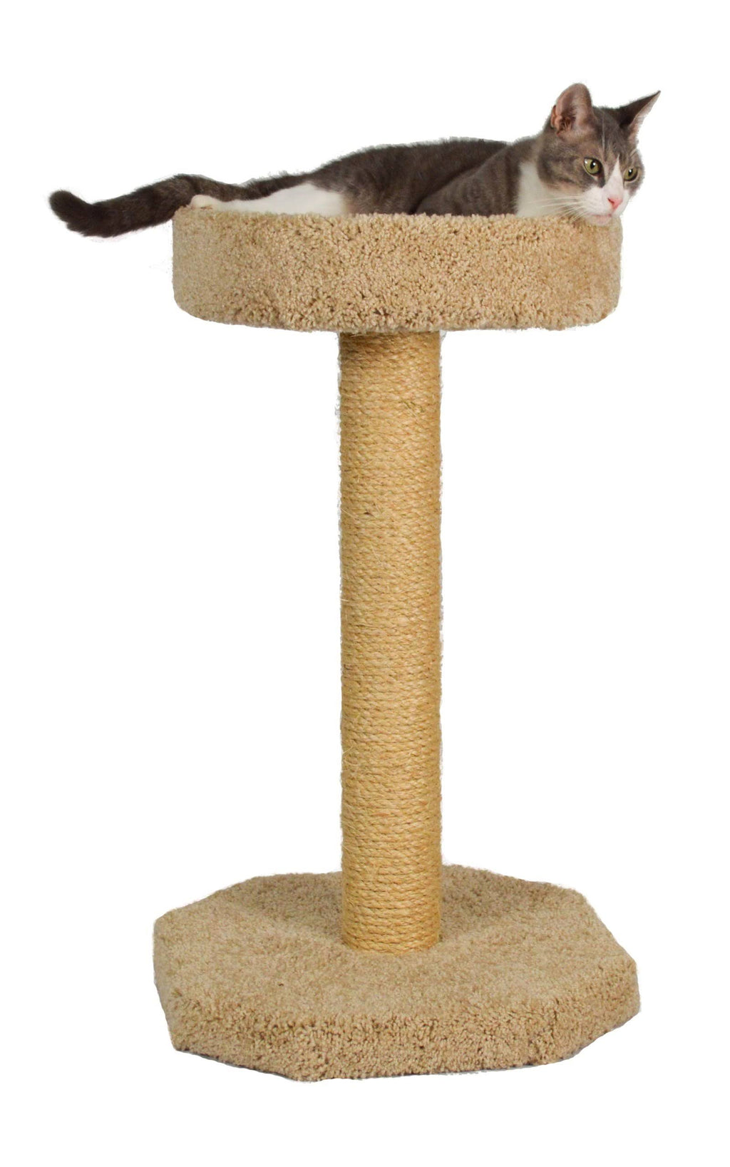 Beige Sisal Scratching Post A761234