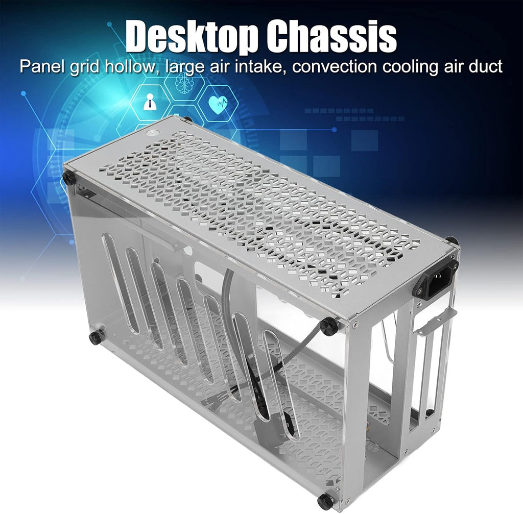 Aluminum Mini Desktop PC Computer Case Y51357