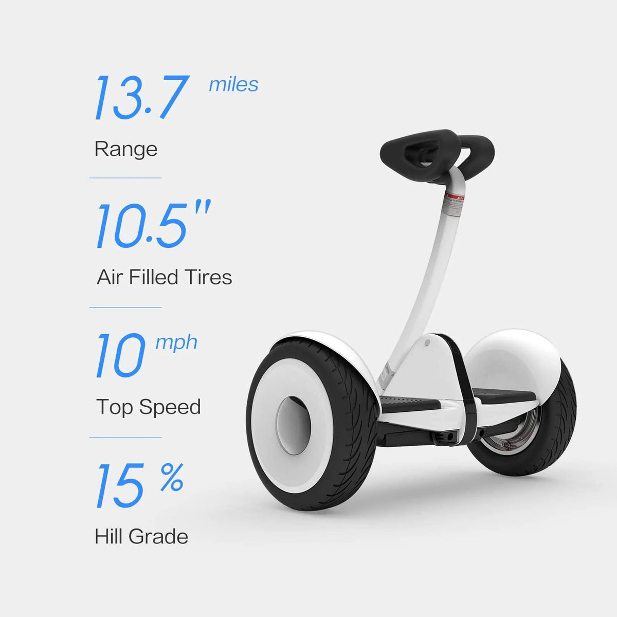 Black Self-Balancing Electric Scooter T61117