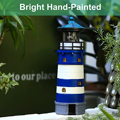 Solar LED Lighthouse Lamp Outdoor Decorative F11587