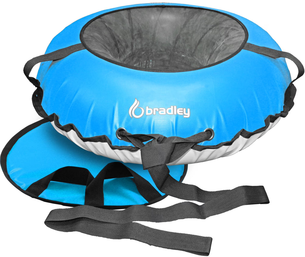 50-Inch Heavy Duty Inflatable Sledding Tubes with Padded Saucer Sled J993