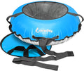 50-Inch Heavy Duty Inflatable Sledding Tubes with Padded Saucer Sled J993