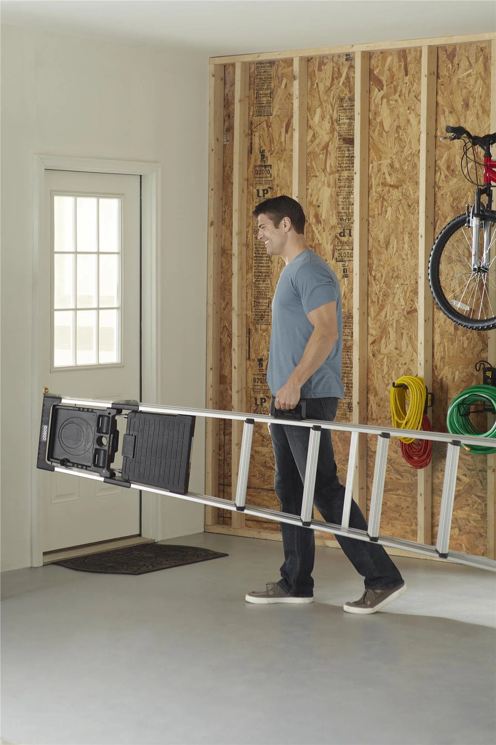 8 Ft. Aluminum Folding Step Ladder 300 Lb. K700