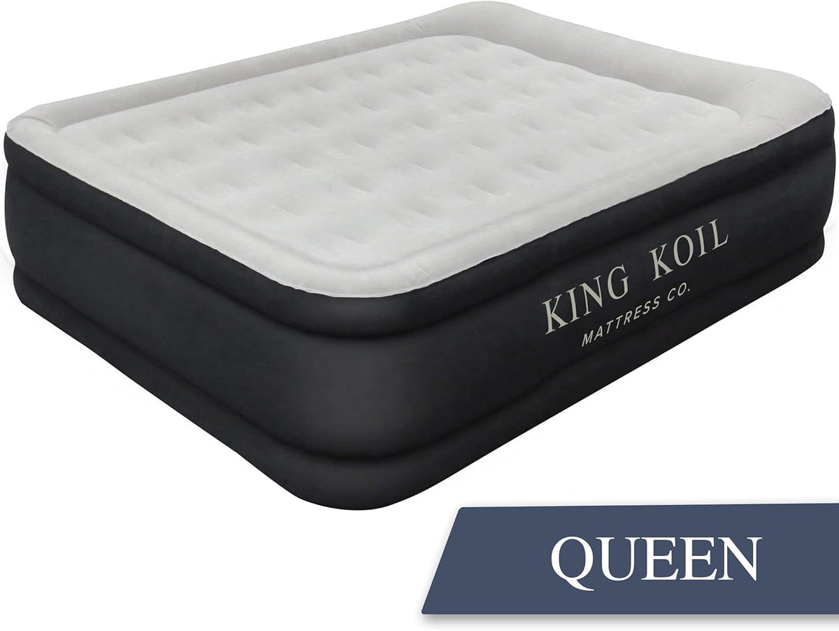 Twin Size Air Mattress with Built-in High Speed Pump J91598
