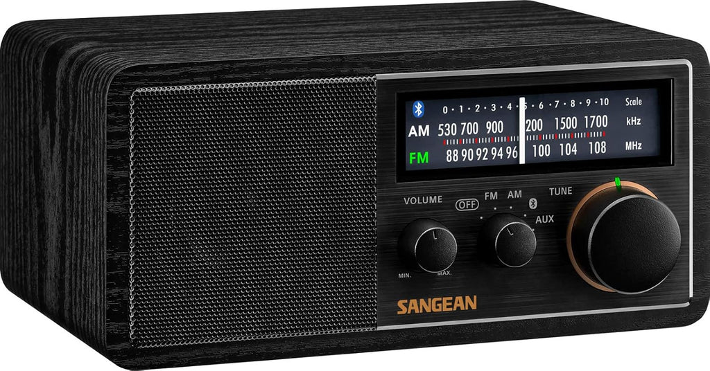 Retro AM/FM Bluetooth Wooden Cabinet Radio I967