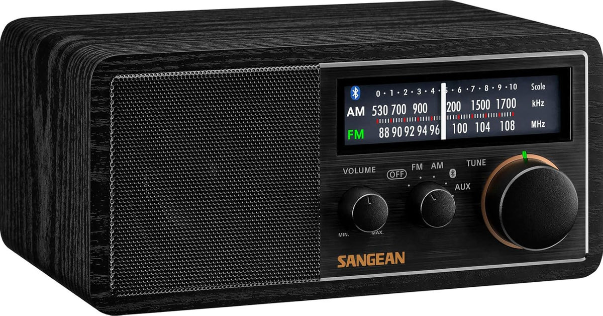Retro AM/FM Bluetooth Wooden Cabinet Radio I967