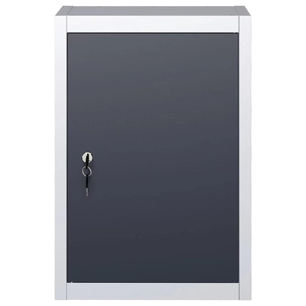 Wall Mounted Metal Tool Cabinet with Adjustable Shelf and Lockable Door K9242