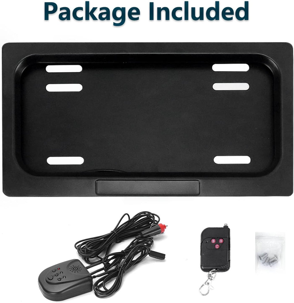 Black License Plate Frame Pack of 2 R755