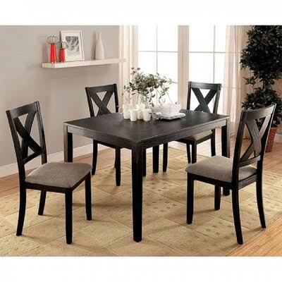 5 Piece Solid Wood Dining Set W23093