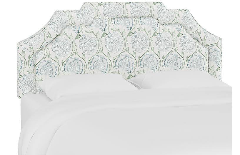 Floral Sage Full Headboard P298